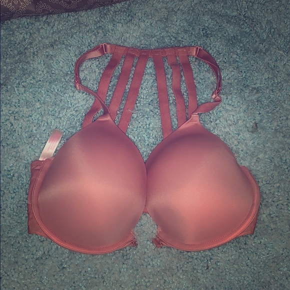 Pink strap back bra - Picture 1 of 3